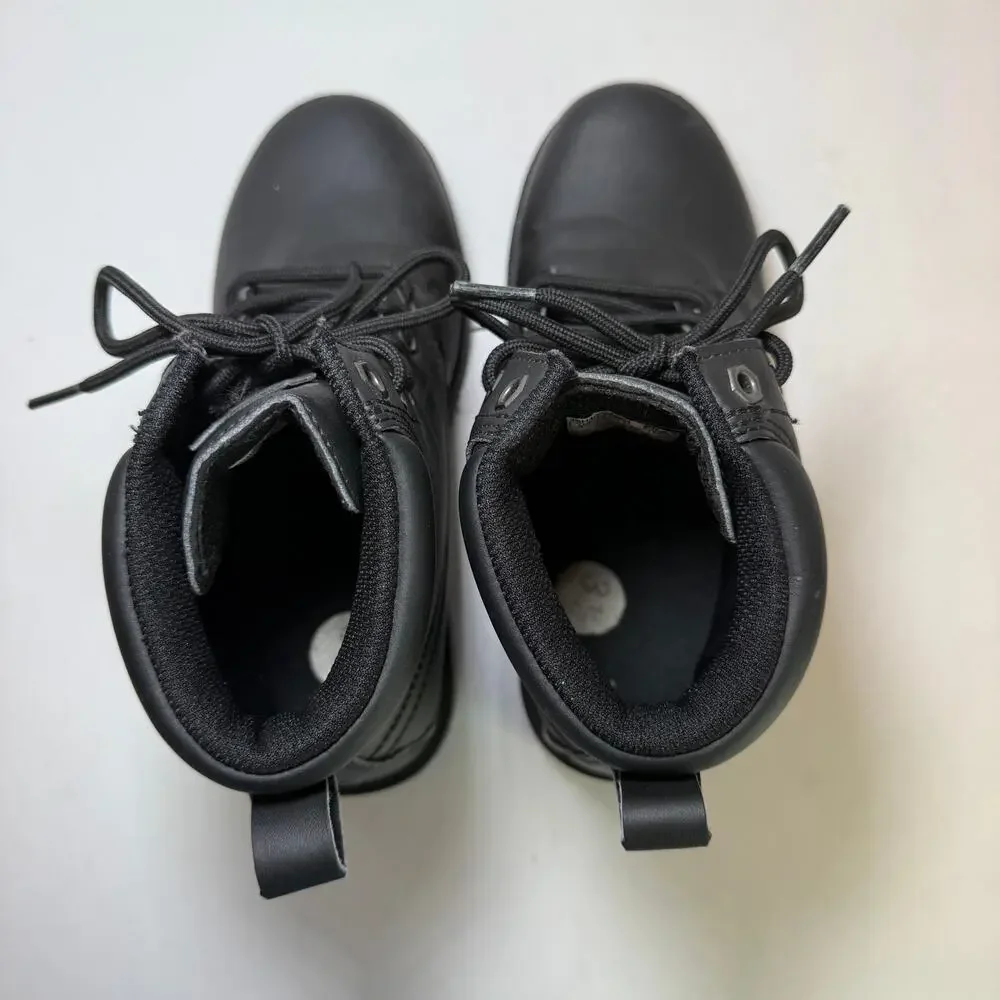FILA Boys Edgewater Hiking Lace Up Boots Black Youth Size 3.5